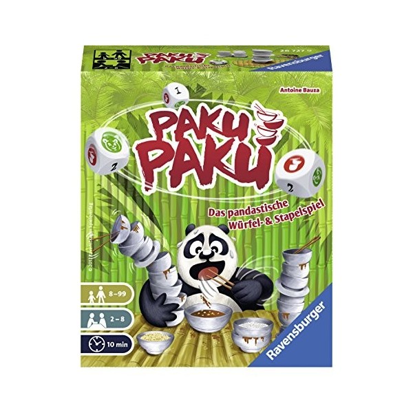 Ravensburger 26727 – Paku Paku, jeu de cartes - Jeu en langue allemande