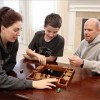 WE Games Wooden 4-Player Shut The Box Game - Great for The Classroom, Home Or Pub – 14 in.