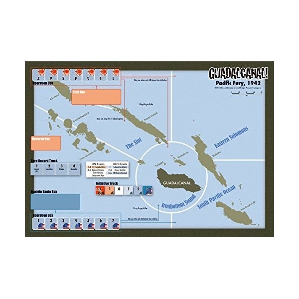 REV: Pacific Fury, Guadalcanal, 1942, Boardgame