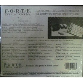 FORTE TRIVIA CARDS Volume One Real Questions for your Trivial Pursuit Game