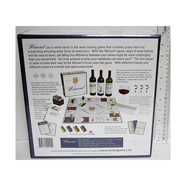 Winerd Wine Trivia and Blind Tasting Board Game by TRUE