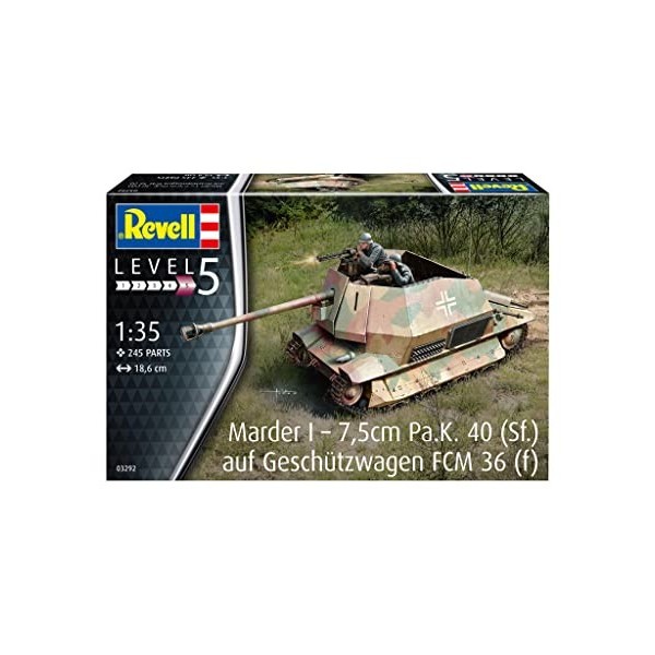 Revell Marder I – 7,5cm Pa.K. 40 Sf. auf FCM 36 f 