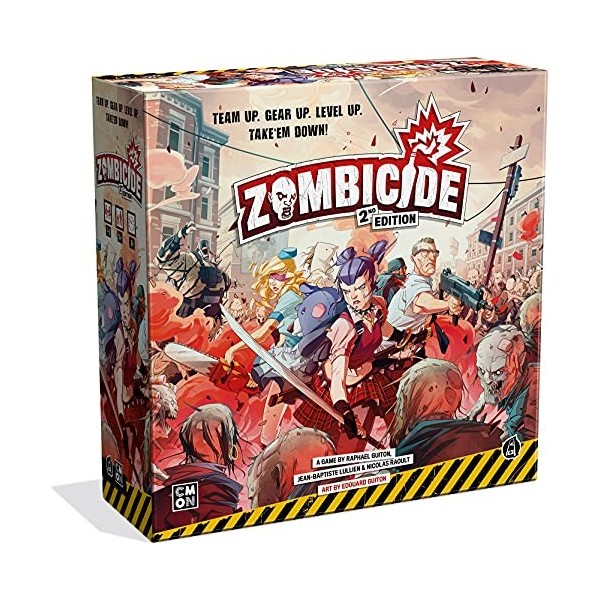Zombicide 2ème édition | Jeu de zombie | Jeu de société coopératif miniatures | Jeu de société dhorreur | À partir de 14 ans