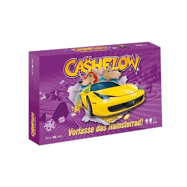 CASHFLOW Jeu en allemand – Jeu dinvestissement Rich Dad de Robert Kiyosaki – Dernière édition originale de CASHFLOW 101