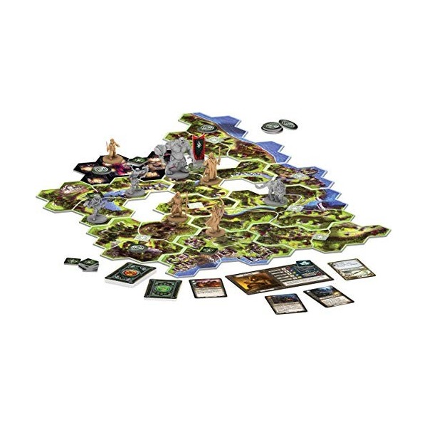Fantasy Flight Games The Lord of The Rings: Journeys in Middle-Earth Adultes et Enfants Jeu de rôles