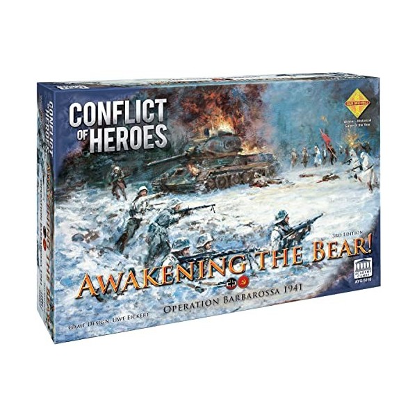 Academy Games - Conflict of Heroes Awakening The Bear 3rd Edition - Board Game - Ages 14 and Up - 2-4 Players - English Versi