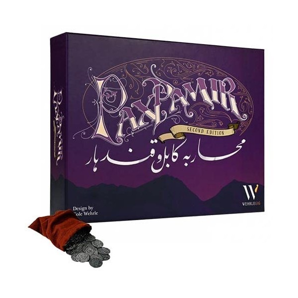 Pixie Games PKGamePack Pax Pamir Le Jeu et Les pièces en métal - Version Française