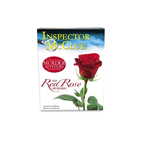 Inspector McClue Murder Mystery Red Rose Murders Jeu De Diner De Mystère De Meurtre Version Anglaise 