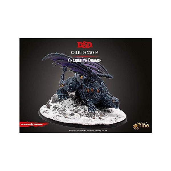 Gale Force Nine D&D : Icewind Dale - Rime of The Frostmaid : Dragon of Black Ice 1 Figurine 