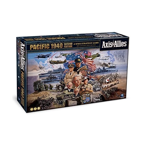 Renegade Game Studios Axis & Allies: 1940 Pacific Second Edition - Jeu de société à partir de 12 Ans - 2 à 5 Joueurs - Temps 