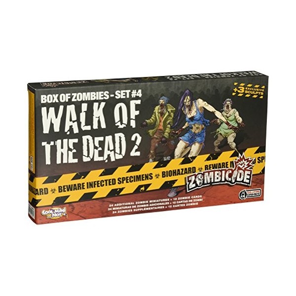 Guillotine Games Zombicide Expansion Box of Zombies - Set 4 Walk of The Dead 2