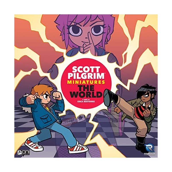 Renegade Game Studios , Scott Pilgrim Minatures: The World, Miniature Game, Ages 14+, 2 to 4 Players, 45 to 60 Minutes Playin