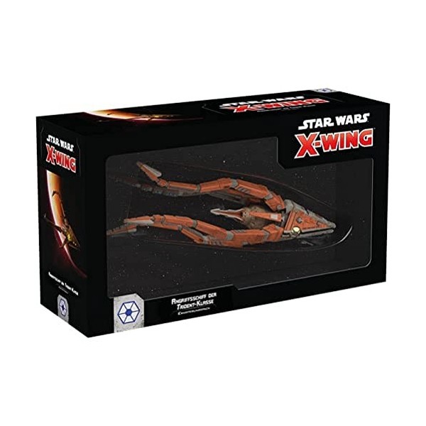 Asmodee | Atomic Mass Games | Star Wars : X-Wing 2ème Edition - Navire dattaque de Classe Trident | Extension | Tabletop | 2