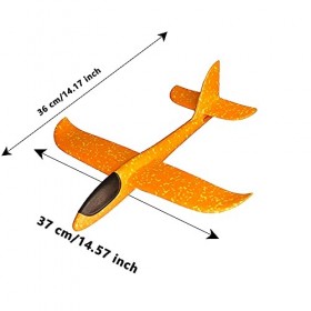 SGBETTER Lot de 6 avions en mousse pour activités de plein air, jeux de sport, cadeaux danniversaire