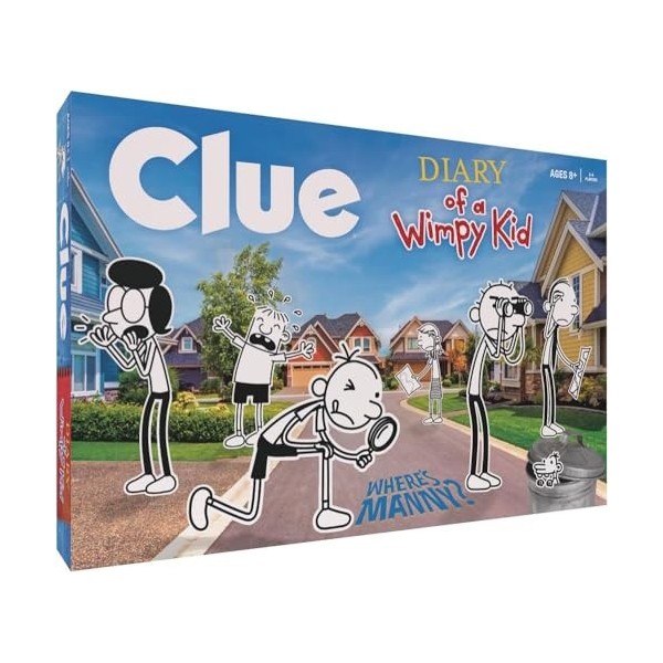 CLUE: Diary of a Wimpy Kid | Solve the Mystery in This Collectible Clue Game With Characters & Locations from the Popular Boo