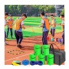 Jeux De Travail Déquipe pour Le Travail, Jeux De Construction De Tour De Travail Déquipe, Jeux Extérieurs De Jardin/pelouse