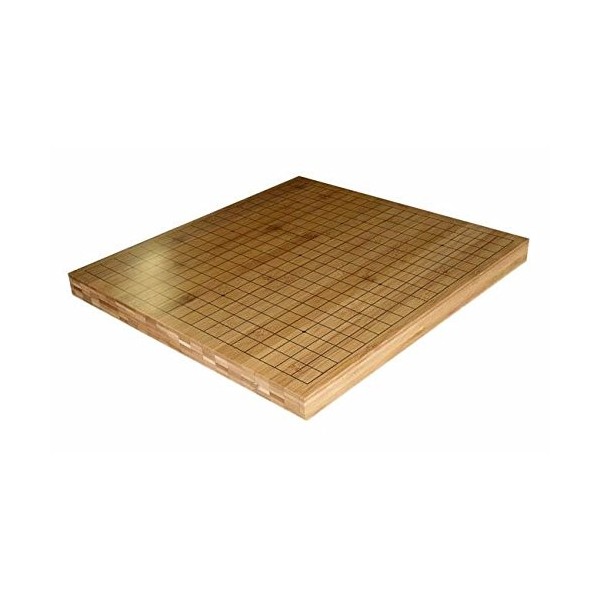 3/4" Reversible Solid Bamboo Go and Chinese Chess Game Board