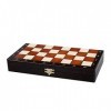 QIAOLI Échecs Pliante des échecs magnétiques Set déchecs internationaux avec Un Jeu de Stockage Jouet Set pour la décoration