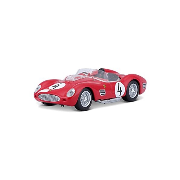 Bburago | Ferrari Racing 250 Testa Rossa 1959 édition Collection | Reproduction de Voiture Miniature à échelle 1/43 | Rouge |