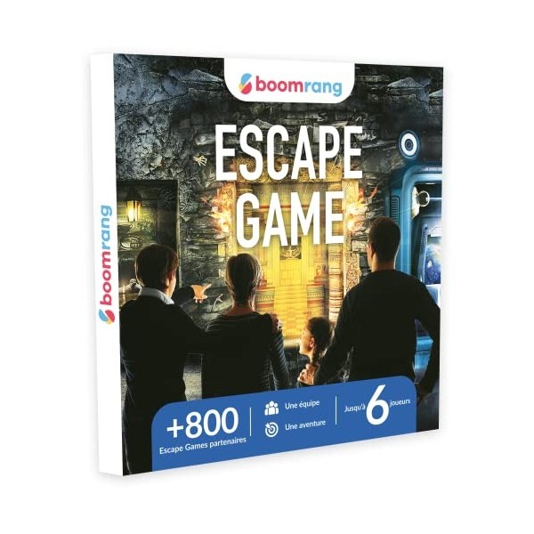 Boomrang - Coffret Cadeau Escape Game 5 à 6 Joueurs