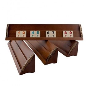 Helena wood art, Jeu de Rami en Bois Fait à La Main, 100% Bois, Édition de Luxe, Jeu Société Famille, Rummy, Okey