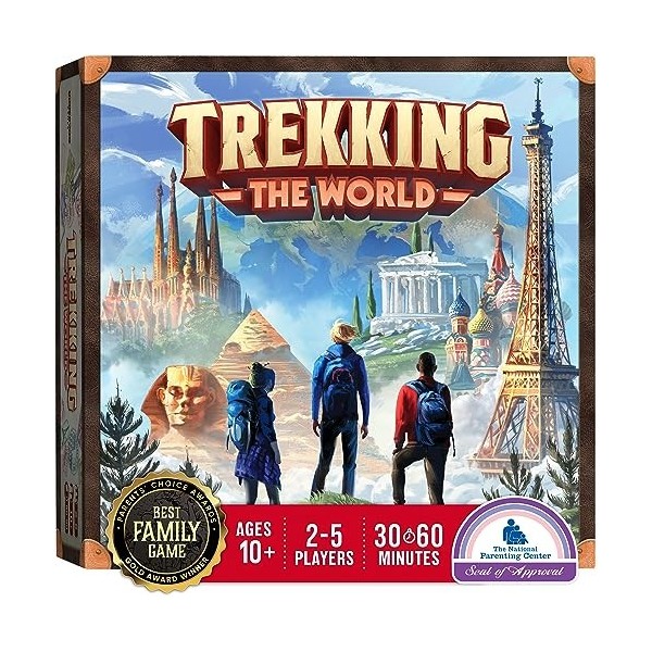 Underdog Games Trekking The World: Un Jeu De Société Familiale Globetrotter||