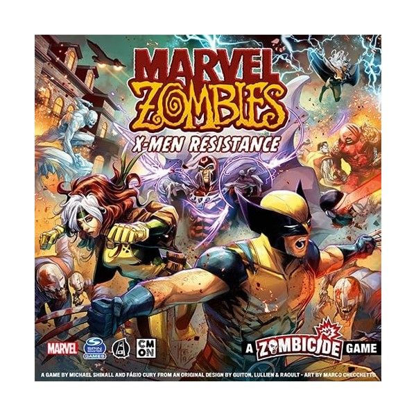 Marvel Zombies X-Men Resistance Core Box – Jeu de société de stratégie, jeu coopératif pour enfants et adultes, jeu de soci