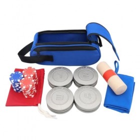 Jeu de Palet sur Terre - Version jeton Poker pour 4 Joueurs