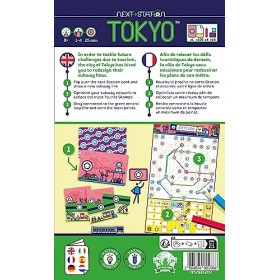 Next Station Tokyo Jeu de société - Jeu de stratégie familiale ou adulte pour 1 à 4 joueurs par Blue Orange Games - À partir 