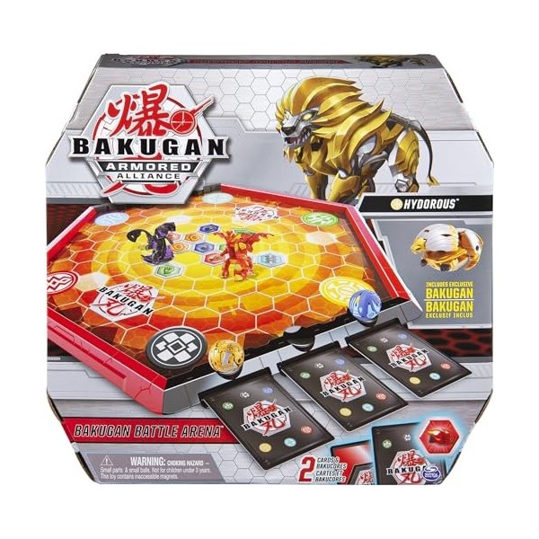Spin Master Bakugan Battle Arena Game Board exclusif Gold Hydorous