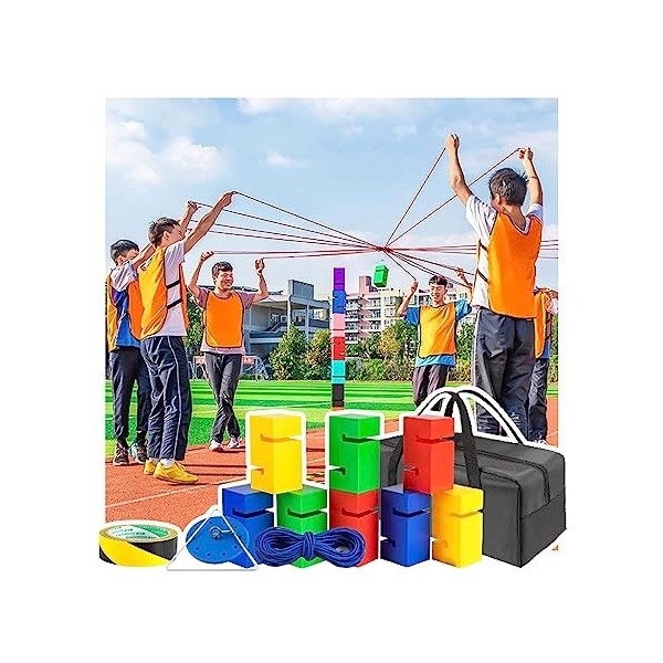 Jeux De Travail Déquipe, Jeux Dempilage De Blocs Abdominaux, Activités De Plein Air pour La Construction Déquipes dentrep