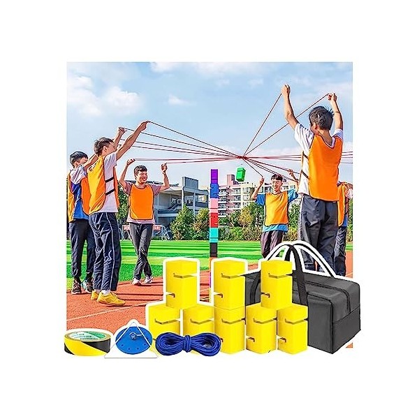 Jeux De Travail Déquipe, Jeux Dempilage De Blocs Abdominaux, Activités De Plein Air pour La Construction Déquipes dentrep