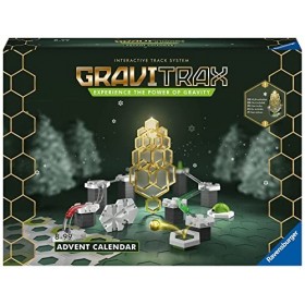 Ravensburger - Calendrier de lavent GraviTrax -27273 - 24 cases surprises avant Noël - 62 pièces de construction - Jeu de co