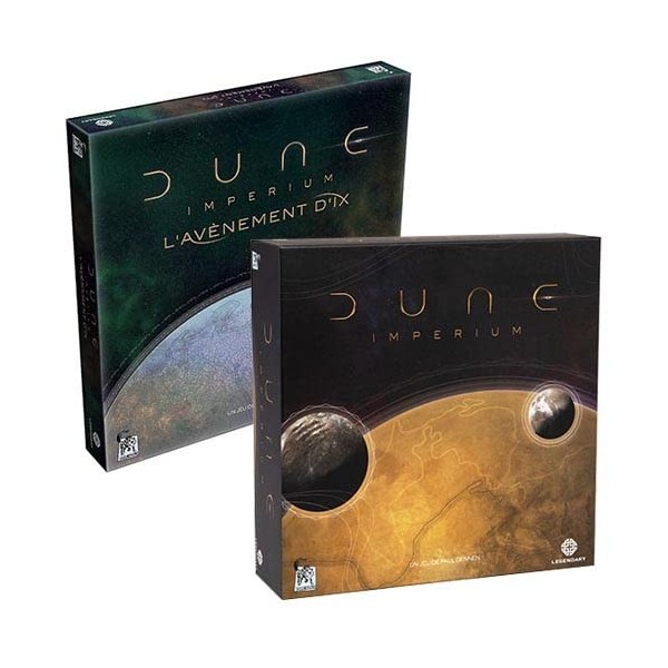 PKGamePack Dune Imperium Le Jeu + LAvènement dIx - Version Française