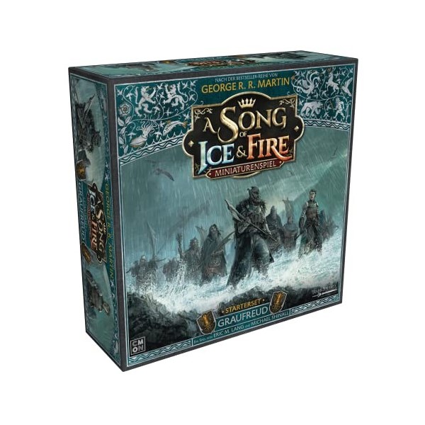 CMON | A Song of Ice & Fire – Graufreud Kit de démarrage | Extension | Tablette | 2 Joueurs | À partir de 14 Ans | 45 Minutes