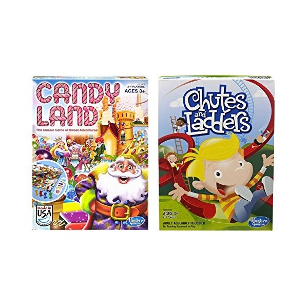 Hasbro Candyland and Chutes and Ladders Board Games