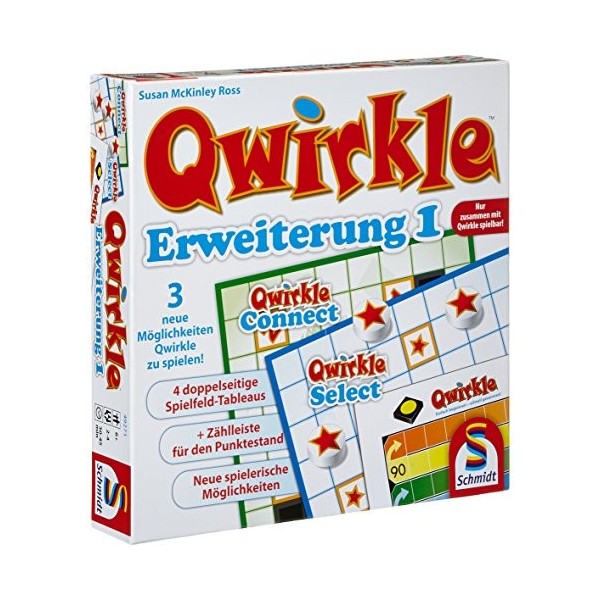 Schmidt Spiele- Jeu de Famille Qwirkle Extension 1, 49271