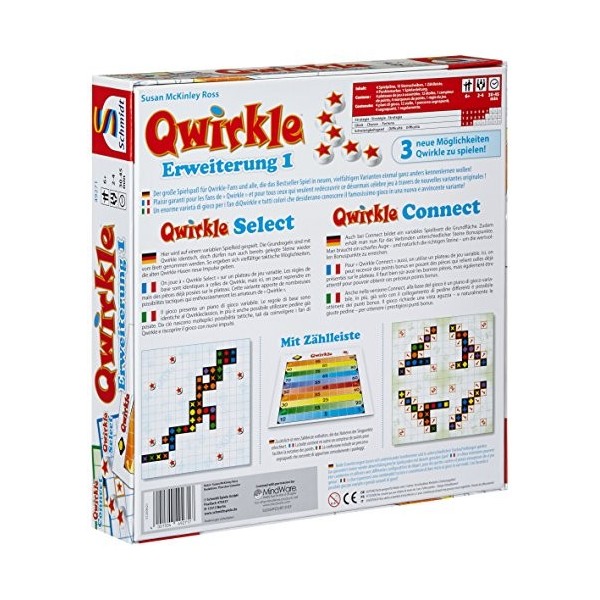 Schmidt Spiele- Jeu de Famille Qwirkle Extension 1, 49271