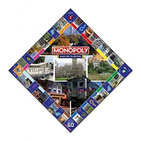Monopoly The Main Line Edition Jeu de société familial pour 2 à 6 joueurs, jeu de société pour enfants à partir de 8 ans
