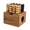 Connect Four 3D Wooden Strategy Game