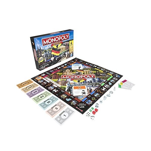 Hasbro Gaming E1553100 Monopoly Allemagne Jeu Familial