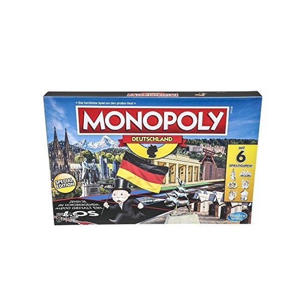 Hasbro Gaming E1553100 Monopoly Allemagne Jeu Familial