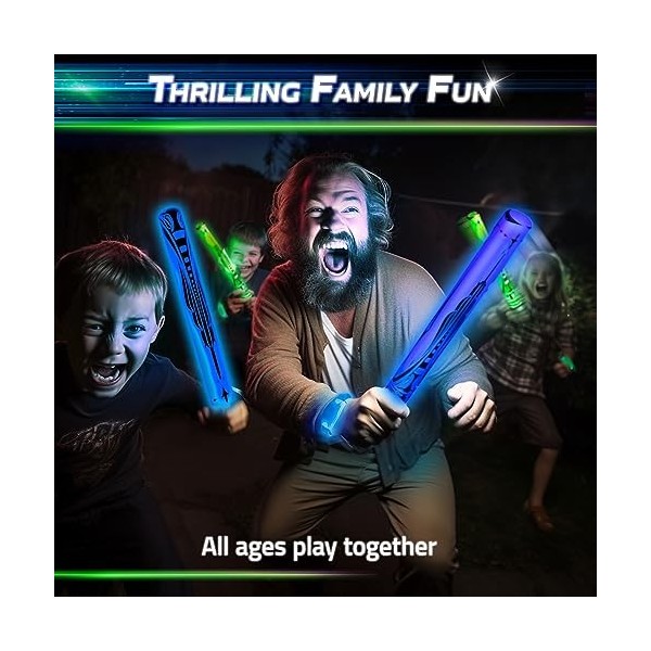 Starlux Games Glow Battle – Pack familial : un jeu lumineux pour toute la famille, 2 à 8 joueurs à partir de 8 ans . un cadea