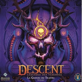Asmodee FFG Descent Légendes des Ténèbres -Ext : La Guerre du Traître - Jeux de société - Jeux de Plateaux et de Figurines - 