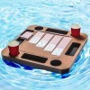 Plateau de table flottant pour jeux ou cartes pour piscine ou plage, fête flottante en mousse durable avec cartes à jouer imp