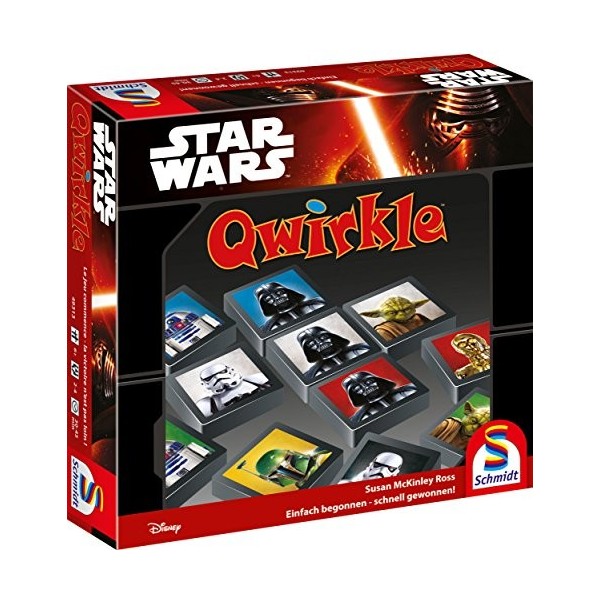 Schmidt Spiele- Star Wars Jeu de Famille Qwirkle, 49313