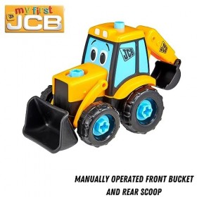 Teamsterz Mon Premier Camion démontable JCB Joey Digger | Jouet de perceuse à Piles et Jouet de Construction démontable | Ens