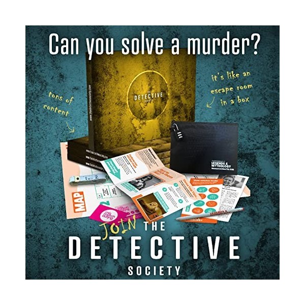 The Detective Society | The Cursed Exhibition | Whole Season – Immersive Murder Mystery Style Game.Pouvez-vous résoudre le cr