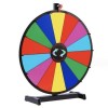 Roue de prix de couleur, roue de prix de rotation, jeu de rotation de fortune avec 14 emplacements de couleur, roue de couleu