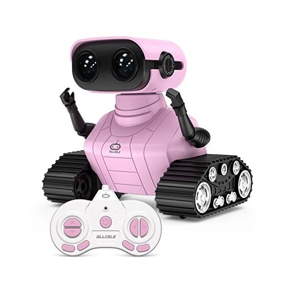 ALLCELE Robot Enfant Jouet, Jouets Robots Télécommandés Rechargeabl